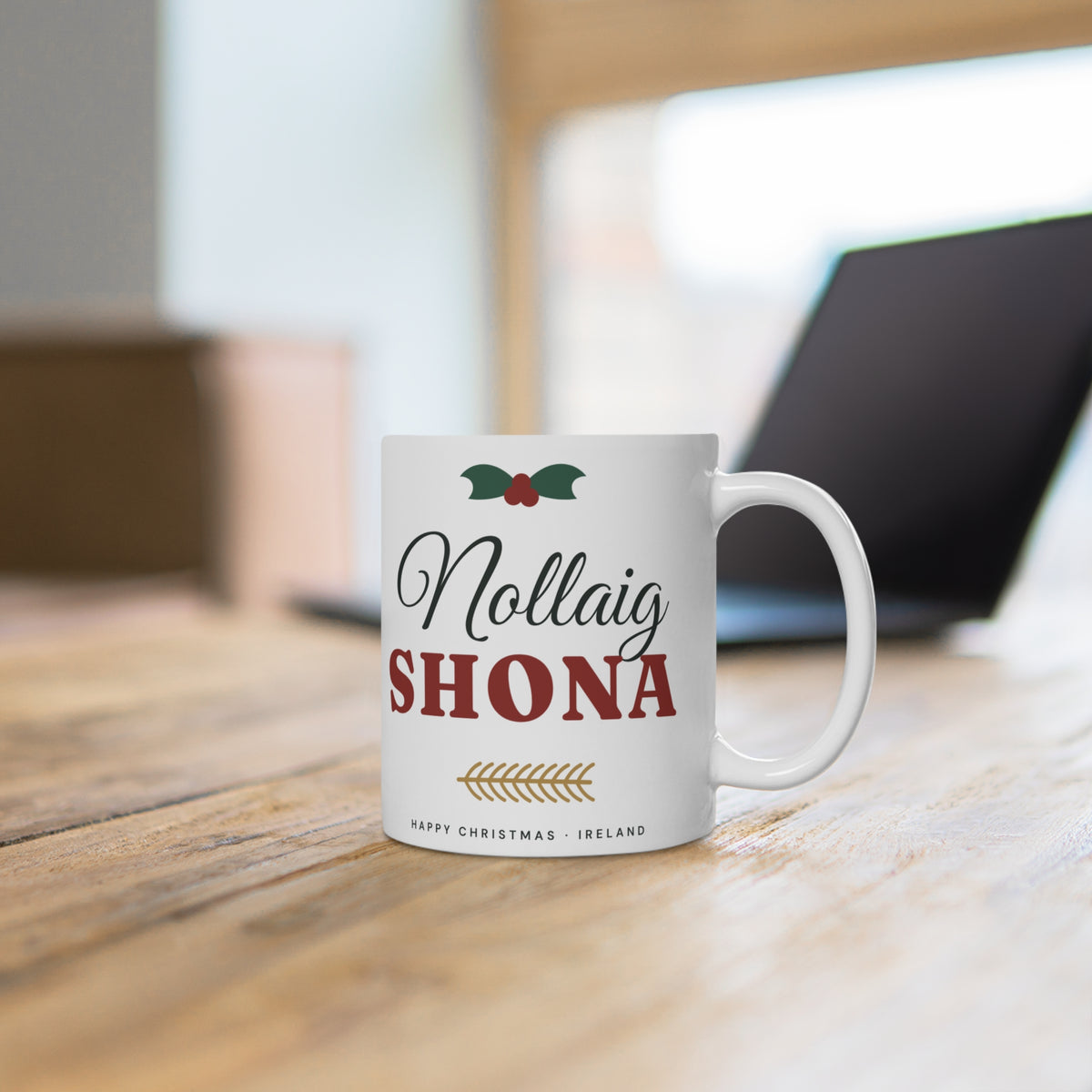 Nollaig Shona — Happy Christmas Ireland Mug