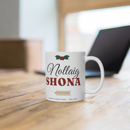 Nollaig Shona — Happy Christmas Ireland Mug