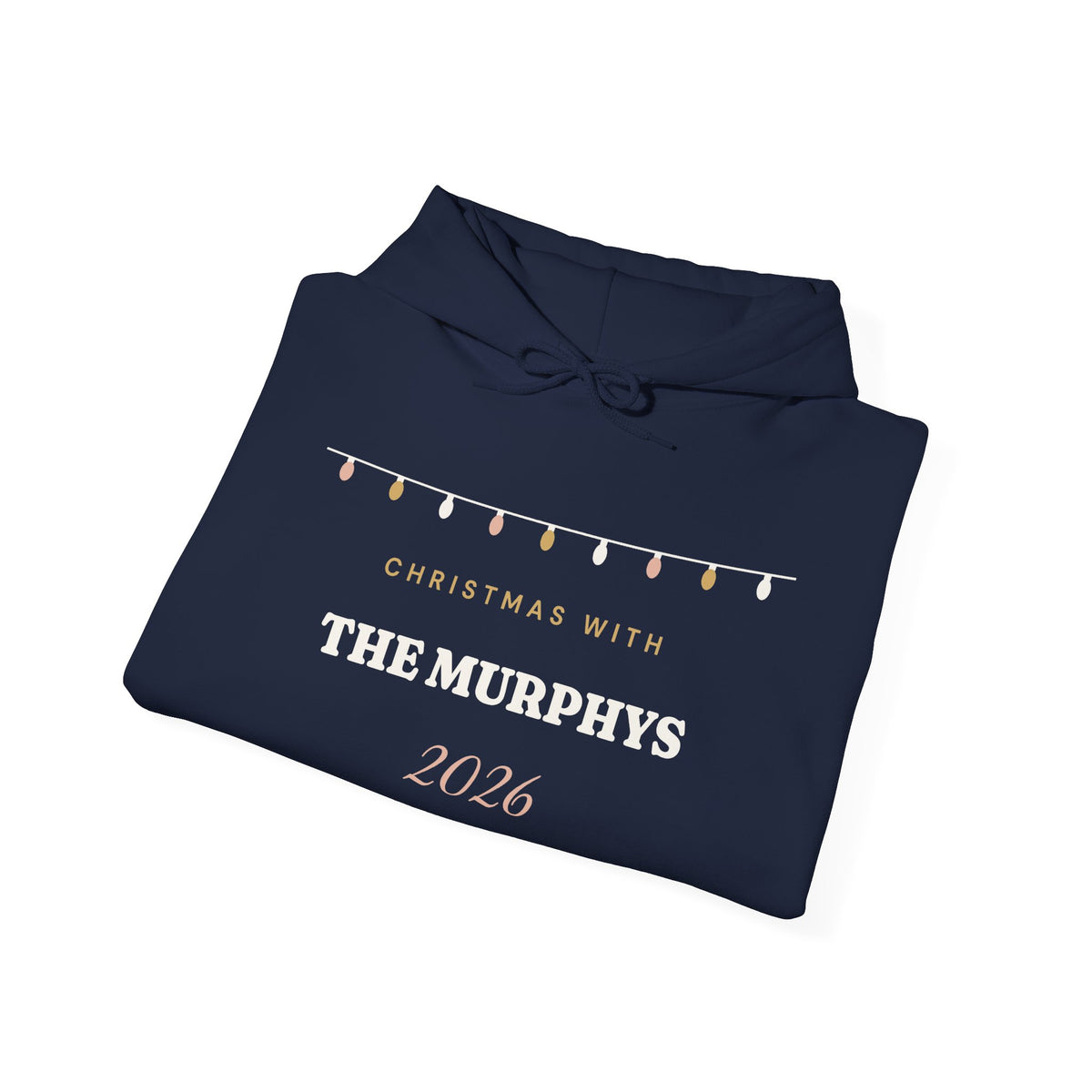 Personalised Christmas With The Family 2026 Hoodie