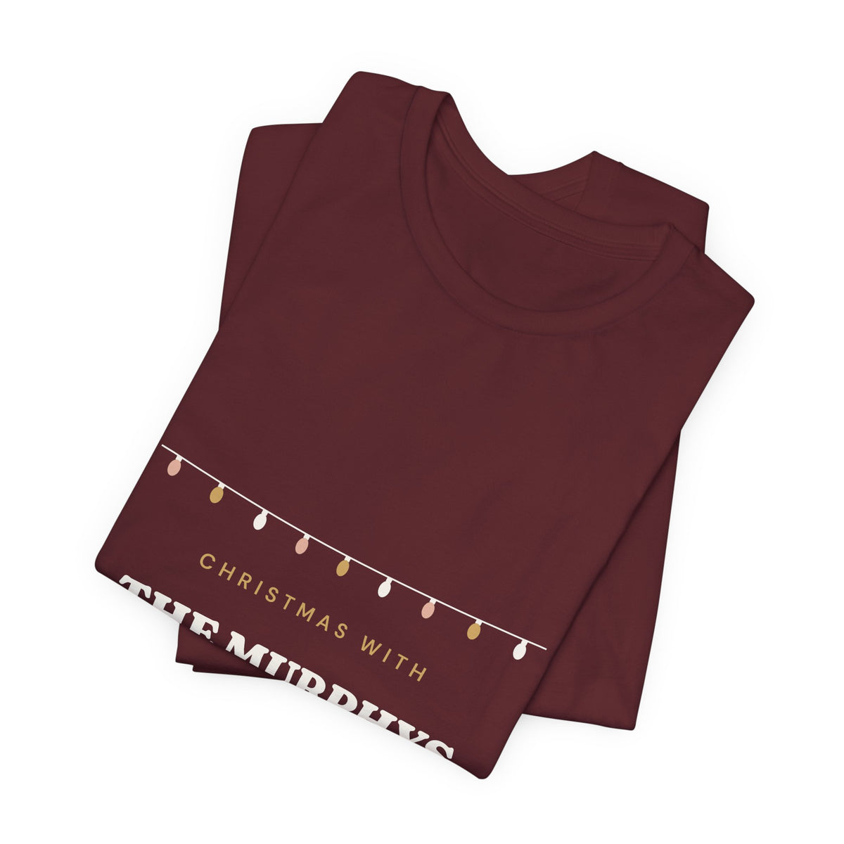 Personalised Christmas With The Family 2026 T-Shirt