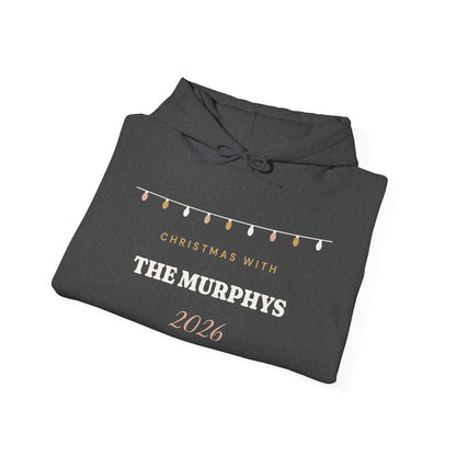Personalised Christmas With The Family 2026 Hoodie