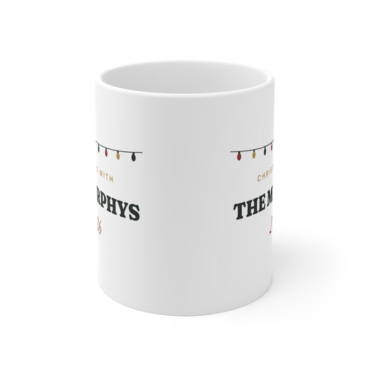 Personalised Christmas With The Family 2026 Mug