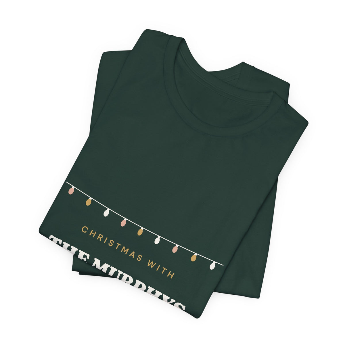 Personalised Christmas With The Family 2026 T-Shirt