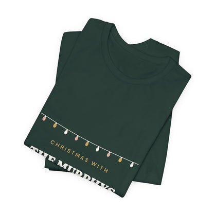 Personalised Christmas With The Family 2026 T-Shirt