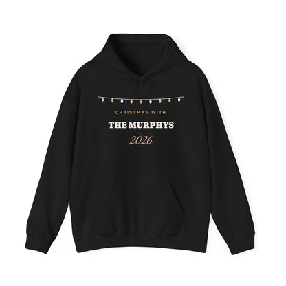 Personalised Christmas With The Family 2026 Hoodie