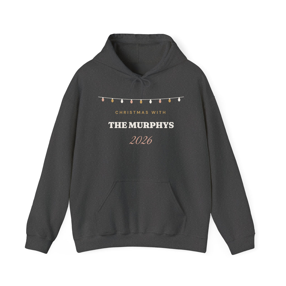 Personalised Christmas With The Family 2026 Hoodie