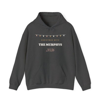 Personalised Christmas With The Family 2026 Hoodie