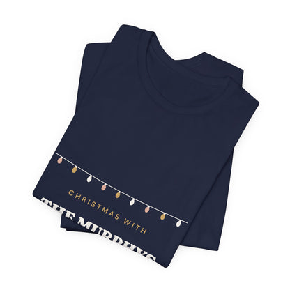 Personalised Christmas With The Family 2026 T-Shirt